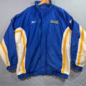 Vintage UCLA Bruins Jacket Mens 2XL Blue NCAA Football Reebok Windbreaker 90s